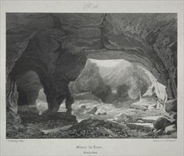 Voyages pittoresques et romantiques dans l'ancienne France.  Franche-Comté:  Source du Lison, 1825.