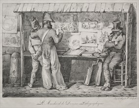 The Lithograph Dealer. Nicolas Toussaint Charlet (French, 1792-1845). Lithograph