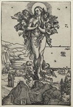 The Ecstasy of Mary Magdalene, 1501-1504. Albrecht Dürer (German, 1471-1528). Woodcut