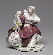 Madonna and Child, c. 1755. Chelsea Porcelain Factory (British). Porcelain; overall: 21.3 x 18.1 x