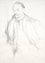 Thomas Hardy, 1897. William Rothenstein (British, 1872-1945). Lithograph