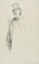 Alphonse Legros, 1897. William Rothenstein (British, 1872-1945). Lithograph