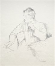 Charles Hazelwood Shannon, 1897. William Rothenstein (British, 1872-1945). Lithograph