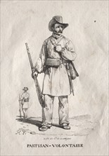 Voluntary Partisan, 1822. Horace Vernet (French, 1789-1863). Lithograph