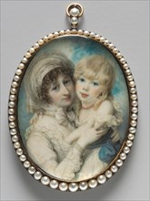 Portrait of Catherine Clemens and Her Son, John Marcus Clemens, c. 1800. Richard Cosway (British,