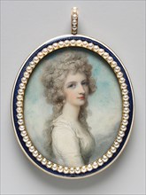 Portrait of Mary Frances (Fanny) Swinburne, c. 1786. Richard Cosway (British, 1742-1821).