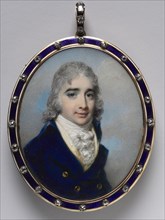 Portrait of a Man, c. 1800. George Engleheart (British, 1752-1829). Watercolor on ivory, in a later