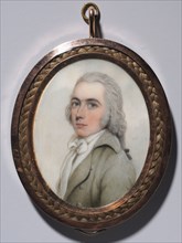 Portrait of a Man, c. 1795. Nathaniel Plimer (British, 1757-1822). Watercolor on ivory in a period