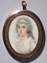 Portrait of a Woman, c. 1795. Nathaniel Plimer (British, 1757-1822). Watercolor on ivory in a