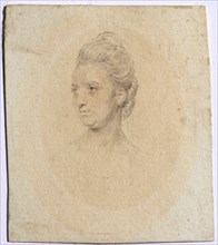 Portrait of a Woman, c. 1772. John I Smart (British, 1741-1811). Graphite and wash on laid paper;