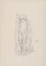 Model Draping, 1890. James McNeill Whistler (American, 1834-1903). Lithograph
