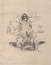 The Draped Figure Seated, 1893. James McNeill Whistler (American, 1834-1903). Lithograph