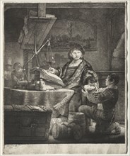 Jan Uytenbogaert, 1639. Rembrandt van Rijn (Dutch, 1606-1669). Etching with drypoint; sheet: 25.7 x