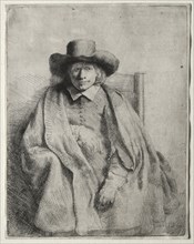 Clement de Jonghe, Printseller, 1651. Rembrandt van Rijn (Dutch, 1606-1669). Etching, drypoint, and