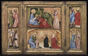 Triptych with the Adoration of the Magi , c. 1424. Austria, Salzburg, 15th century. Tempera and