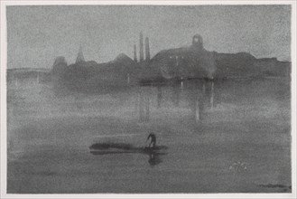 Nocturne, 1878. James McNeill Whistler (American, 1834-1903). Lithograph on chine collé; sheet: 17