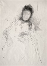 Unfinished Sketch of Lady Haden, 1895. James McNeill Whistler (American, 1834-1903). Lithograph