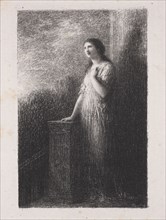 Confidence of the Night. Henri Fantin-Latour (French, 1836-1904). Lithograph