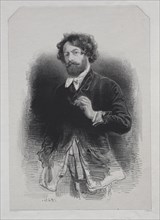 Self-Portrait, 1842. Paul Gavarni (French, 1804-1866). Lithograph