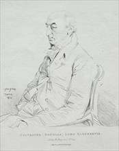 Sylvester Lord Glenbervie, 1815. Jean-Auguste-Dominique Ingres (French, 1780-1867). Lithograph