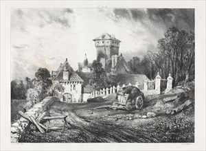 Voyages pittoresques et romantiques dans l'ancienne France, Auvergne:  Château de Pesteil à