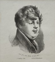 Eugène Isabey, 1821. Jean-Baptiste Isabey (French, 1767-1855). Lithograph