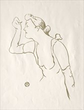 Paula Brébion, 1893. Henri de Toulouse-Lautrec (French, 1864-1901). Lithograph