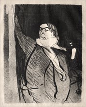 Aristide Bruant, 1893. Henri de Toulouse-Lautrec (French, 1864-1901). Lithograph