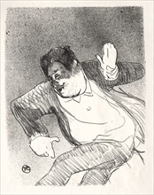 Caudieux, 1893. Henri de Toulouse-Lautrec (French, 1864-1901). Lithograph