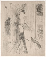Yvette Guilbert:  Sur la scène, 1898. Henri de Toulouse-Lautrec (French, 1864-1901). Lithograph