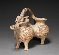 Three-Part Pitcher, c. 800-700 BC. Luristan, Iran, c. 800-700 BC. Earthenware, unglazed slip;