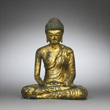 Amitabha, mid 1000s. China, Yunnan province, Dali kingdom (938–1253). Gilt bronze; overall: 23 cm