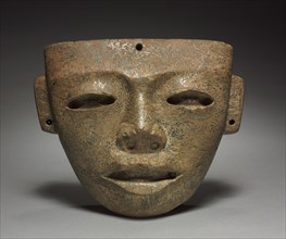 Mask, 1-550. Central Mexico, Teotihuacán, Classic Period. Greenstone; overall: 19 x 23.2 x 9.8 cm