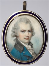 Portrait of a Man, c. 1790. Richard Cosway (British, 1742-1821). Watercolor on ivory in a gold