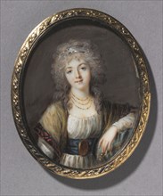Portrait of a Young Woman, c. 1785. Charles Henard (French, c. 1757-aft 1814). Watercolor on ivory