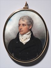 Portrait of Sandford Peacocke, 1801. William Wood (British, c. 1768-1809). Watercolor on ivory in a