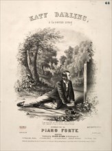 Katy Darling - Sheet Music Cover. Winslow Homer (American, 1836-1910). Lithograph