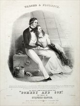 Walter and Florence - Sheet Music Cover. Winslow Homer (American, 1836-1910). Lithograph