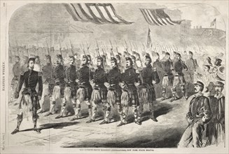 The Seventy-Ninth Regiment (Highlanders) New York State Militia, 1861. Winslow Homer (American,