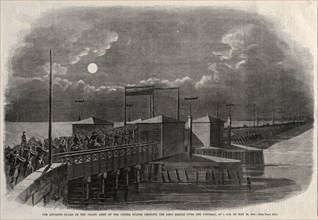 The Advance Guard of the Grand Army of the United States Crossing the Long Bridge over the Potomac,