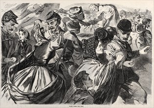 Home from the War, 1863. Winslow Homer (American, 1836-1910). Wood engraving