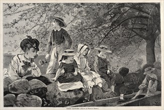 Spring Blossoms, 1870. Winslow Homer (American, 1836-1910). Wood engraving