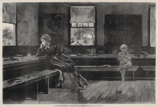 The Noon Recess, 1873. Winslow Homer (American, 1836-1910). Wood engraving