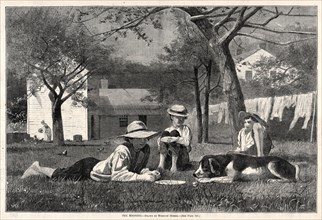 The Nooning, 1873. Winslow Homer (American, 1836-1910). Wood engraving