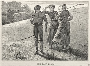 The Last Load, 1869. Winslow Homer (American, 1836-1910). Wood engraving