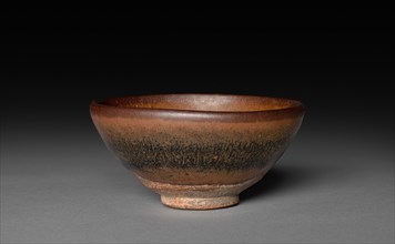 Tea Bowl: Jian ware, 960-1279. China, near Shui ch'i, Song dynasty (960-1279). Purplish brown