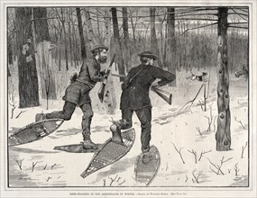 Deer Stalking in the Adirondacks in Winter, 1871. Winslow Homer (American, 1836-1910). Wood