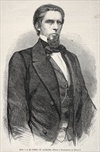 Hon. J. L. M. Curry of Alabama, 1860. Winslow Homer (American, 1836-1910). Wood engraving