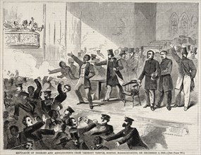 Expulsion of Negroes and Abolitionists from Tremont Temple, Boston, Massachusetts, on December 3,