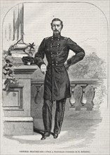 General Beauregard, 1861. Winslow Homer (American, 1836-1910). Wood engraving